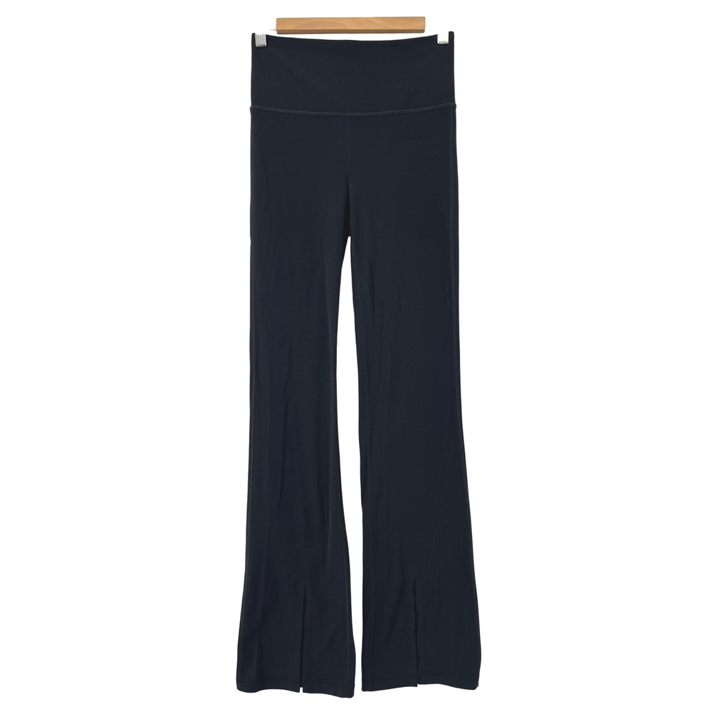 Athleta Elation Split Flare Pant Black High Rise Yoga Leggings Size Small - Picture 3 of 11